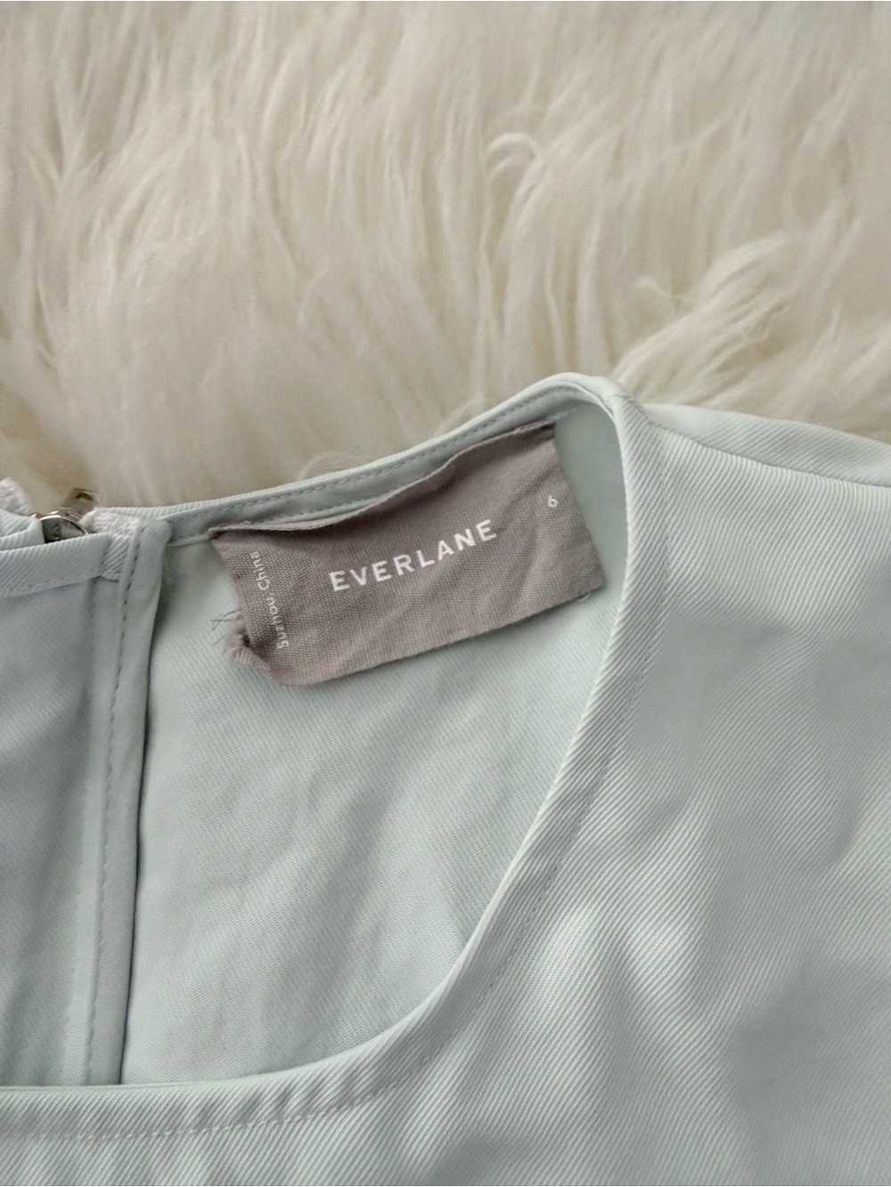 Everlane Pale Blue Crewneck Tee - Picture 6 of 10